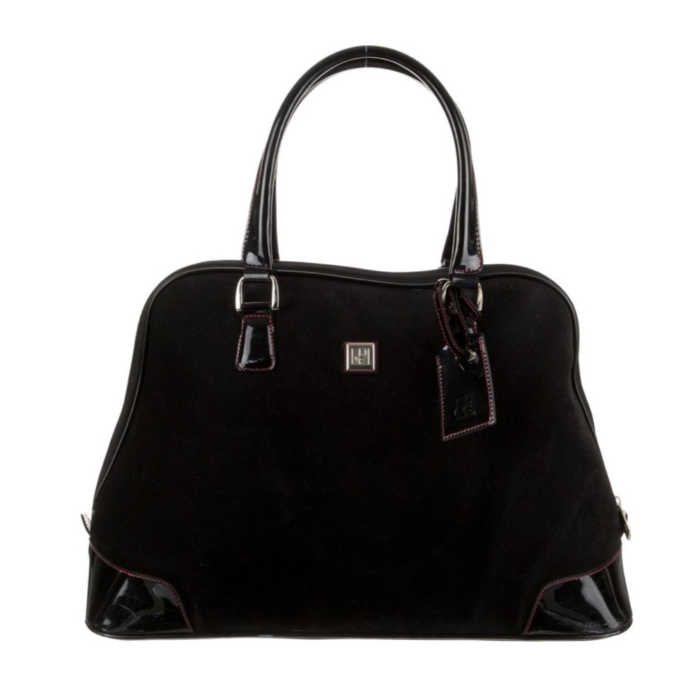 DVF Diane von Furstenberg Black Suede Bag